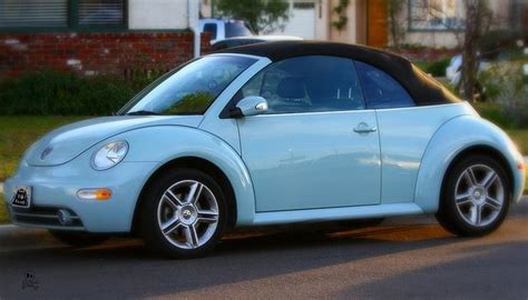 Light Blue Volkswagen Beetle!