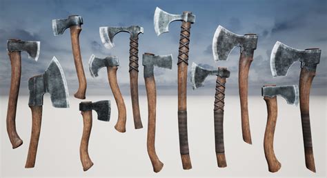 Viking Axes in Weapons - UE Marketplace