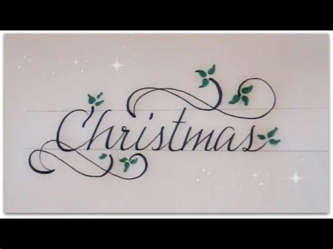 Christmas List In Cursive