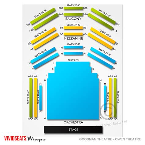 Goodman Albert Theatre Seating Chart | Printable Templates Free