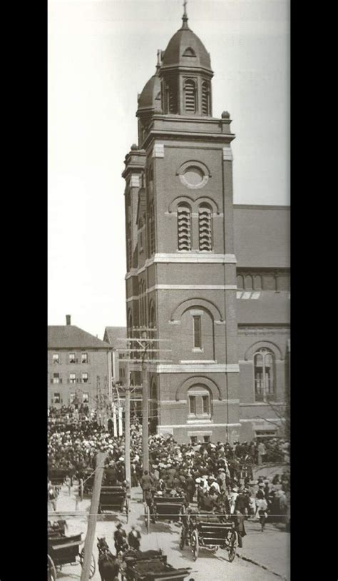 New Bedford Massachusetts Mt Carmel church 1913. South end on Rivet and Bonney streets Bedford ...