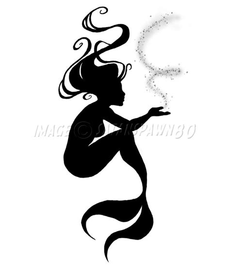 Silhouette | Mermaid tattoos, Mermaid tattoo, Disney tattoos