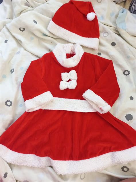 Santa Costume, Babies & Kids, Babies & Kids Fashion on Carousell