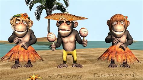 Funny happy birthday song monkeys sing happy birthday to you – Artofit