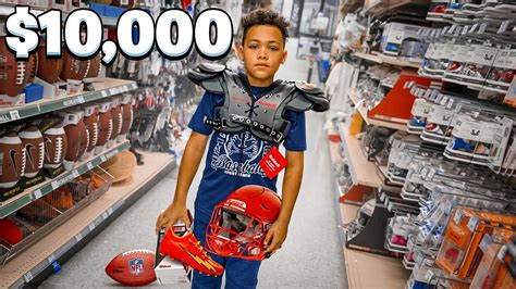 BUYING MY SON TACKLE FOOTBALL GEAR! 🏈 - Win Big Sports