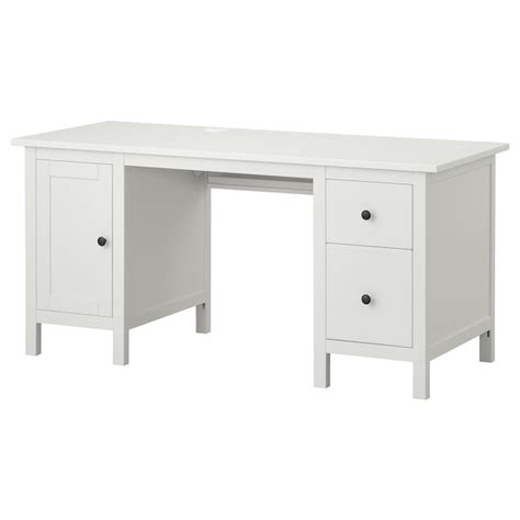 HEMNES Desk, white, 155x65 cm - IKEA Ireland