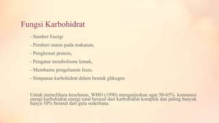 Zat Gizi Karbohidrat | PPT