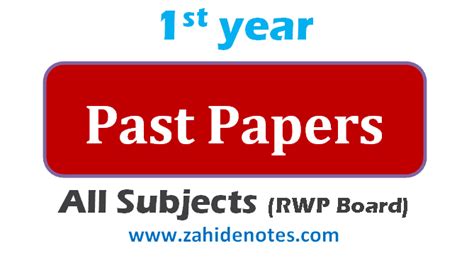 1st year past papers rawalpindi board pdf – Artofit