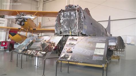 WWII plane pulled from Lake Michigan on display at Virginia Beach ...