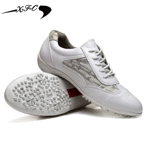 Lady golf shoes women's shoes genuine leather and water proof free ...