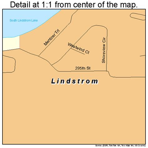 Lindstrom Minnesota Street Map 2737304