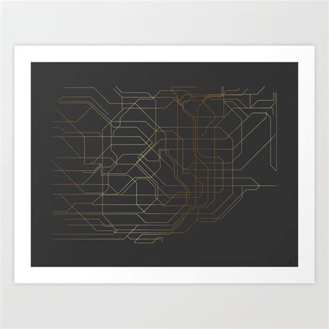 Tokyo Subway Art Print by Thomas Lizin | Society6