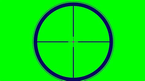 Crosshairs Green Screen - YouTube