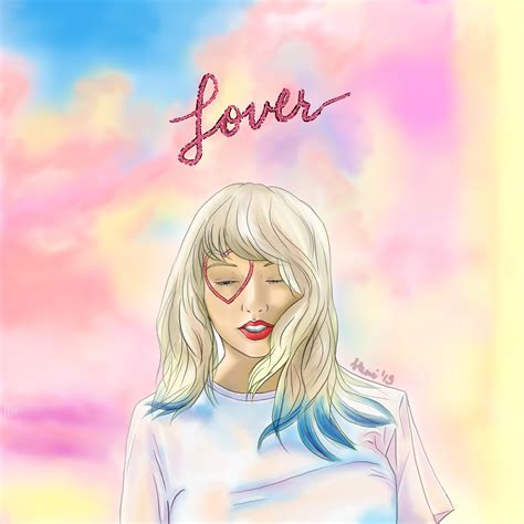 Lover album cover digital fanart by me : r/TaylorSwift