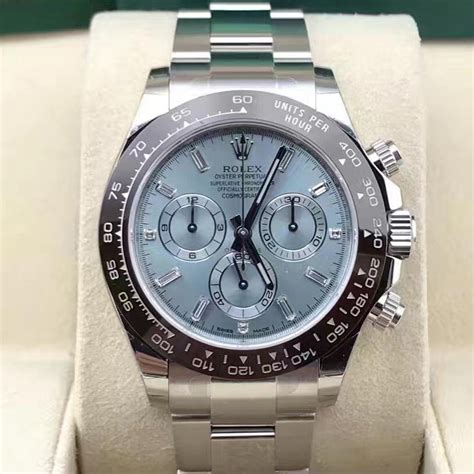 Rolex [New] Daytona Ice Blue Platinum Diamond 116506 A In Hong Kong For ...