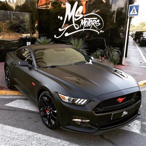 Matte Ford Mustang GT 5.0 😈 Tag a friend who would love this! Customized by @msmotors ...