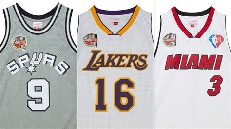 Three New NBA Hall Of Fame Jerseys Unveiled