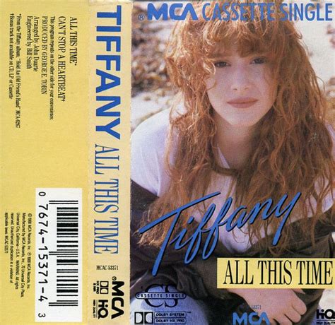 Tiffany – All This Time (1988, Cassette) - Discogs