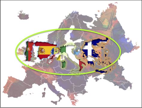 Flag Maps of Southern Europe: Countries and National Colors | FHF.com