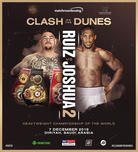 Anthony Joshua vs Andy Ruiz 2 Headed to Saudi Arabia