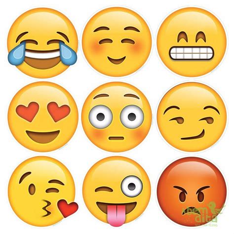 Caritas | Manualidades de emojis, Decoracion de emojis, Emoji