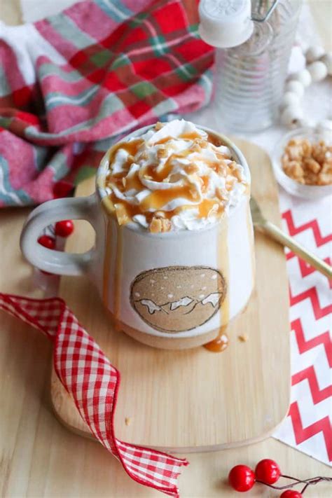 Caramel Brulee Latte (Starbucks Copycat Recipe) » Homemade Heather