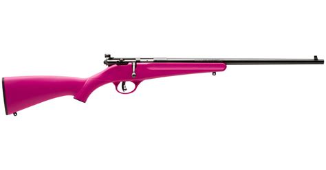 Savage Rascal Youth 22LR Bolt Action Rimfire Rifle with Pink Stock | Sportsman's Outdoor Superstore