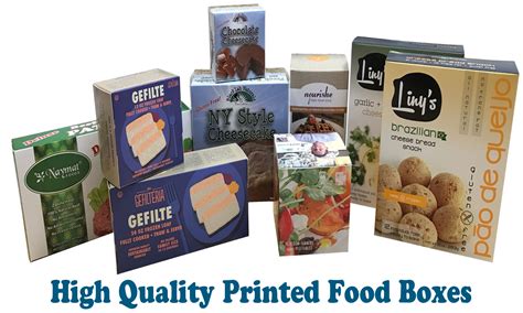 High Quality Custom Printed Food Boxes | Box Printing Company