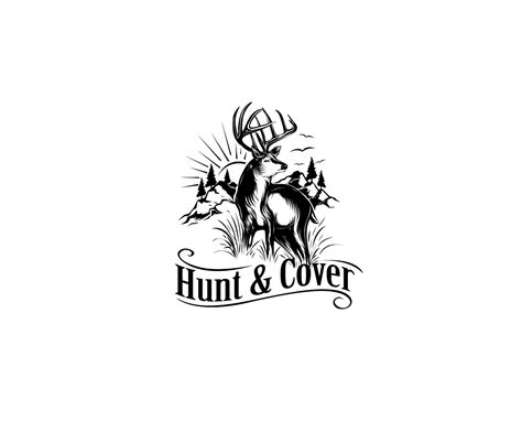 Masculine, Bold, Hunting Logo Design for Hunt & Cover by blue eye | Design #14186484