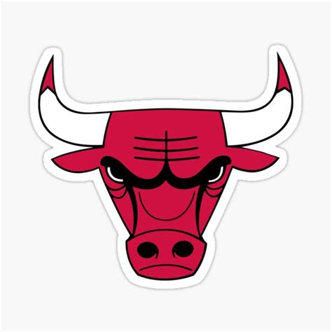 "logo-bulls merch" Sticker for Sale by McArdles | Redbubble