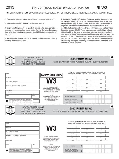 RI W3 Form - Fill Out and Sign Printable PDF Template | airSlate SignNow