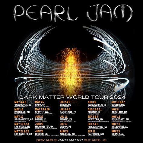 Pearl Jam 2024 Dates - Ceil Linell