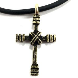 Rugged Cross Necklace Brass – Forgiven Jewelry