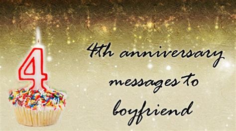 4th Anniversary Messages to Boyfriend