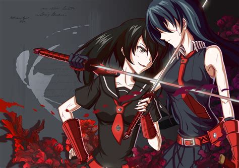 Katana Anime Girls Wallpapers - Wallpaper Cave