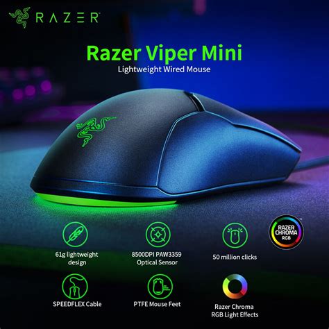 Razer Viper Mini Gaming Mouse RGB | Next Level Gaming Store | Official Website