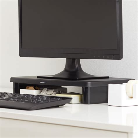 Amazon Basics Adjustable Computer Monitor Riser Desk Stand- Buy Online in Kenya at desertcart.co ...