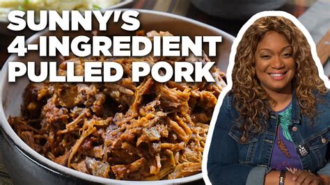 Sunny Anderson's Easy 4-Ingredient Pulled Pork | The Kitchen | Food ...