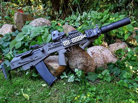 My completely home made GHK AK-74M Bullpup GBBR conversion kit. Based ...