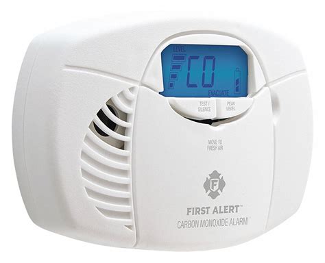 First Alert Carbon Monoxide Alarm with 85dB @ 10 ft. Audible Alert; (2 ...