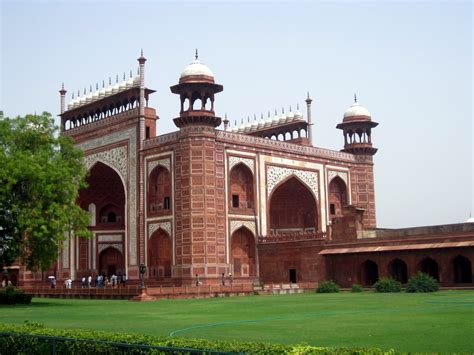 Taj Mahal India Mosque side view - 612 :: World All Details