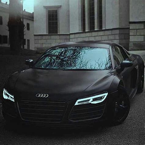 Audi R8 matte black with indiglo headlights | Audi R8 | Роскошный автомобиль, Ауди r8 и ...