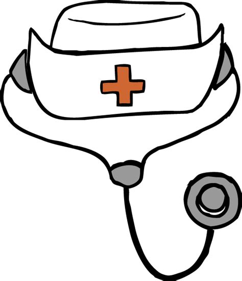 To Draw A Nurse Hat Nursing Hat Clipart ... | Nurse hat, Nurse drawing, Nurse