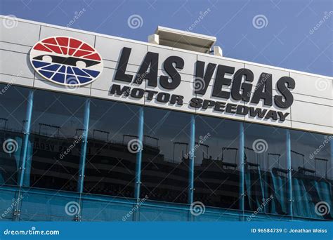 Las Vegas - Circa July 2017: Las Vegas Motor Speedway. LVMS Hosts NASCAR and NHRA Events ...