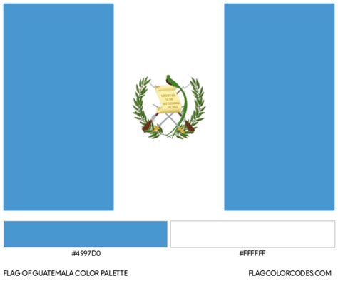 Guatemala flag color codes