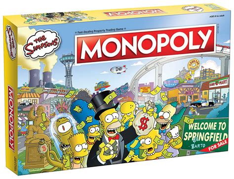 Buy Monopoly The Simpsons Board Game Based on The Hit Fox Series The Simpsons Officially ...