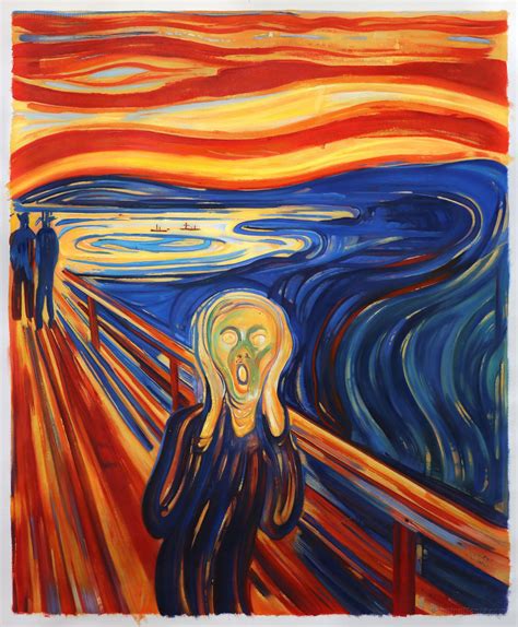 The Scream 1893 Edvard Munch Hand-painted Oil Painting - Etsy Australia