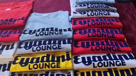 Eyadini Lounge Merchandise back in stock. R150 per t-shirt. Get yours now 🔥 | By Eyadini Lounge