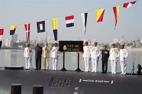 Indian Navy Commissions 5th Scorpene Submarine INS Vagir - Naval News