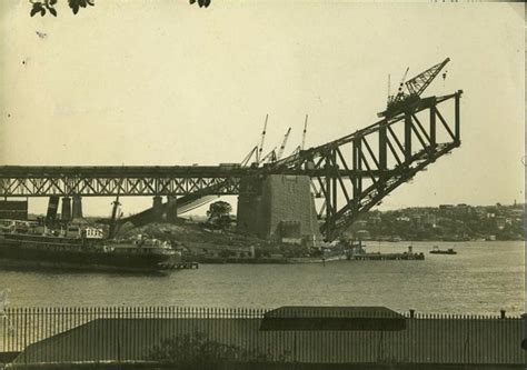 Sydney Harbour Bridge under construction | Photographs